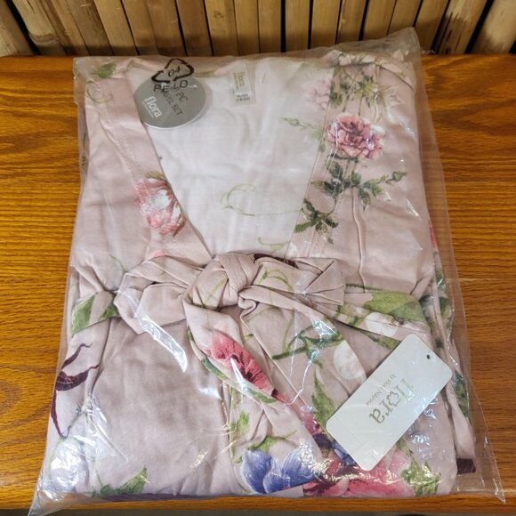Flora Nikrooz 3 Piece Travel Pajamas Set Size XL 18/20 Pink Floral - Picture 2 of 6